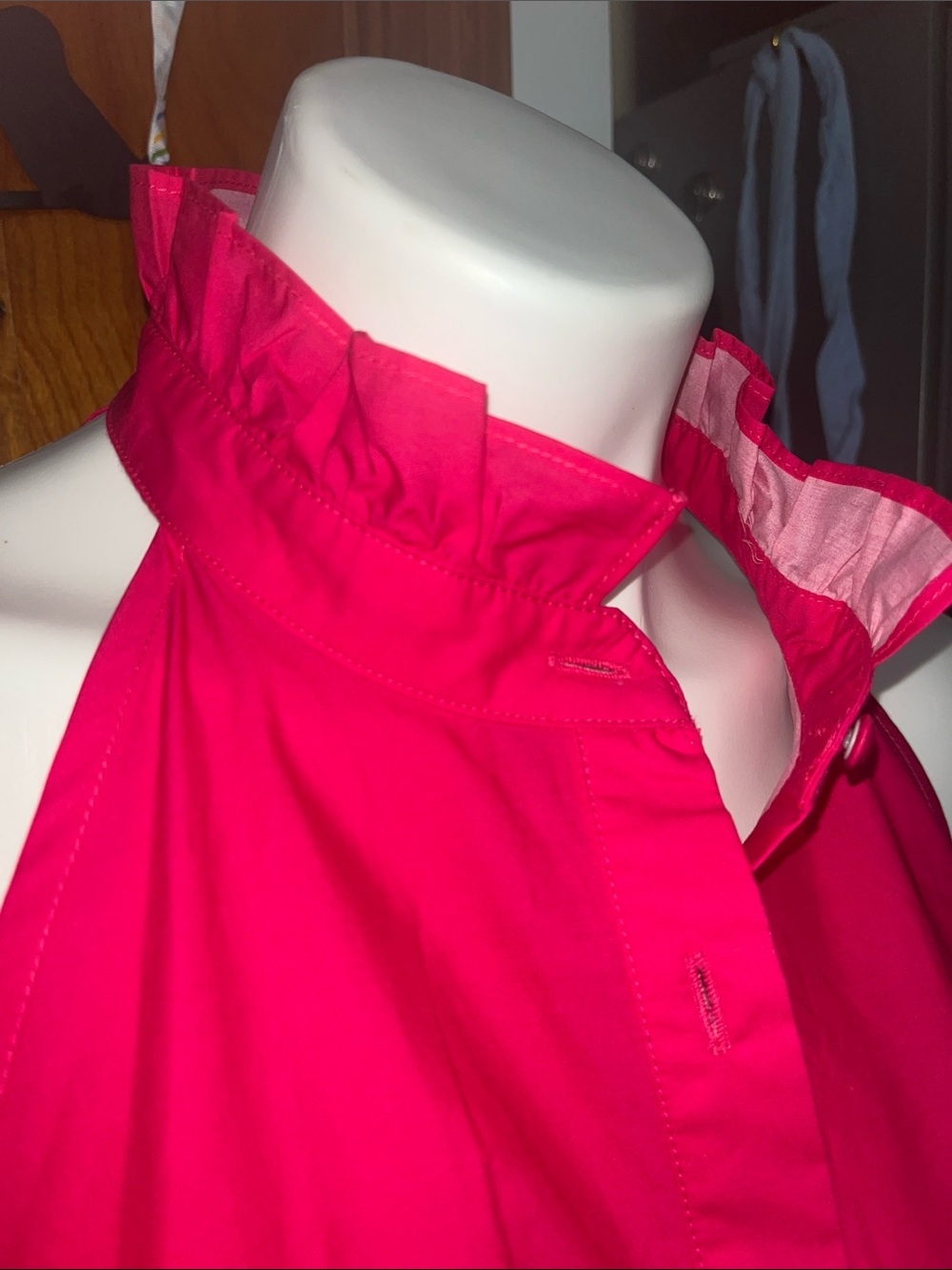 BeaYou NYC and Dress Well!! Pink Maxi with floral ruffle hem boarder.Ruffle at n - Picture 5 of 7